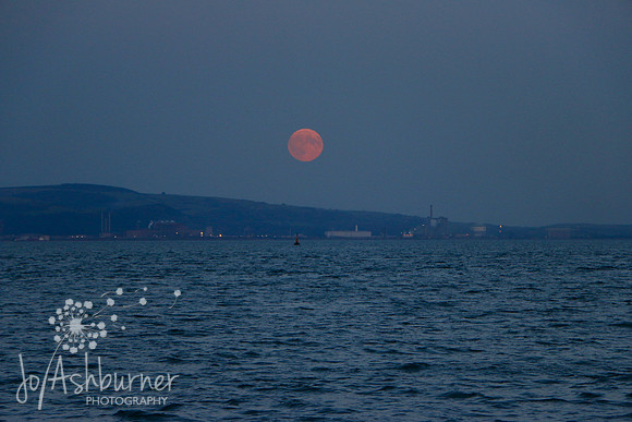 Red moon rising October 2015